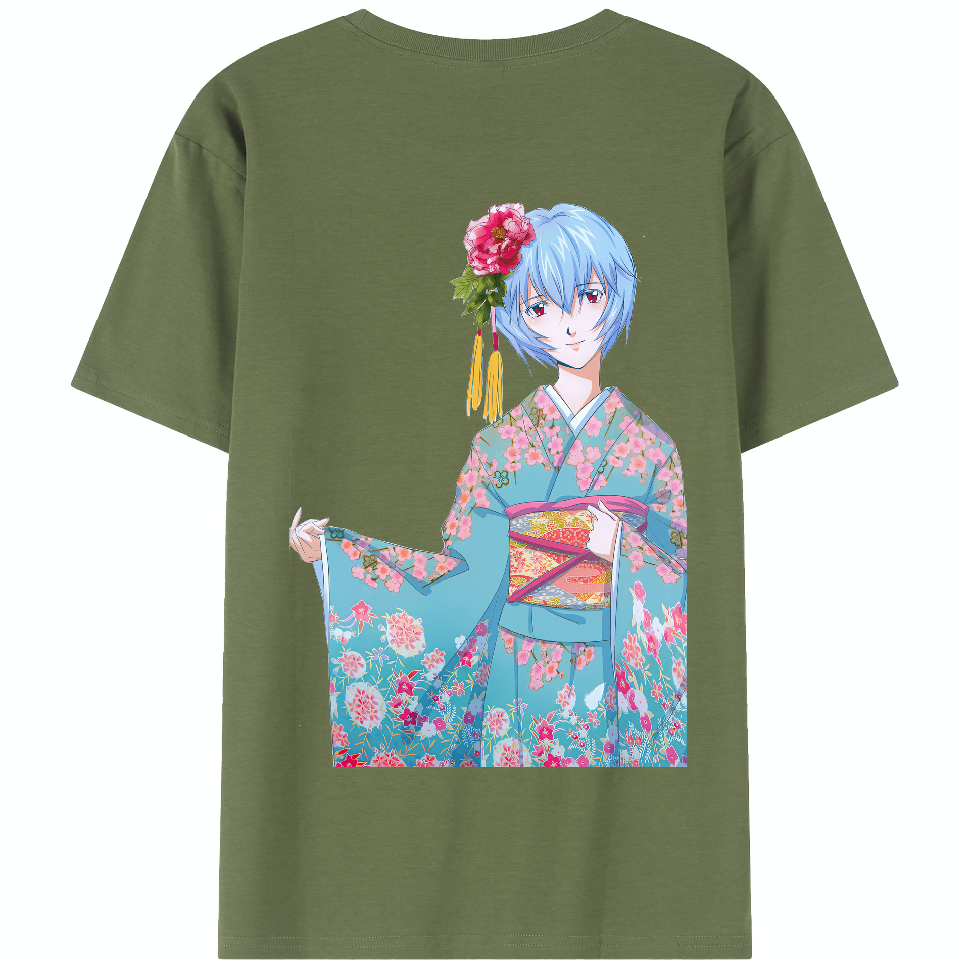 （画像用） EVA 新世紀エヴァンゲリオン 綿100％半袖Tシャツ（背面プリント）